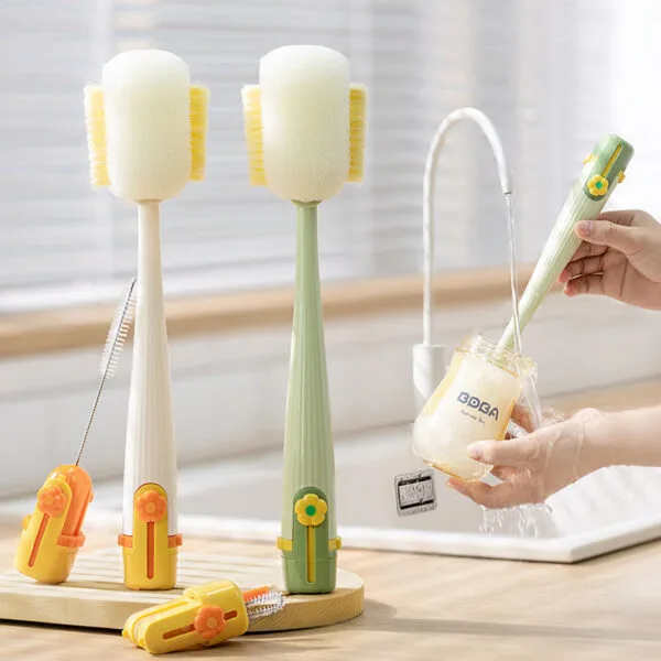5-in-1 Baby Bottle Cleaning Brush Set