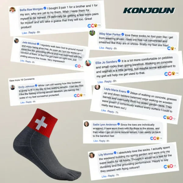 Barefoot-Inspired Toe Socks