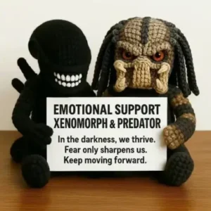 Creepy Crochet Emotional Support Doll D01