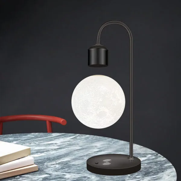 Floating Moon Lamp with Wireless Charging