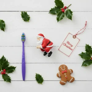 Funny Santa Toothpaste Topper