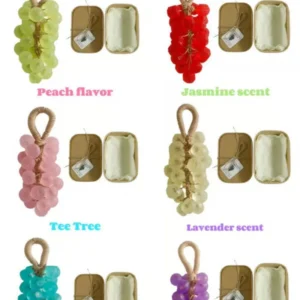 Handmade Grape-Shaped Soap