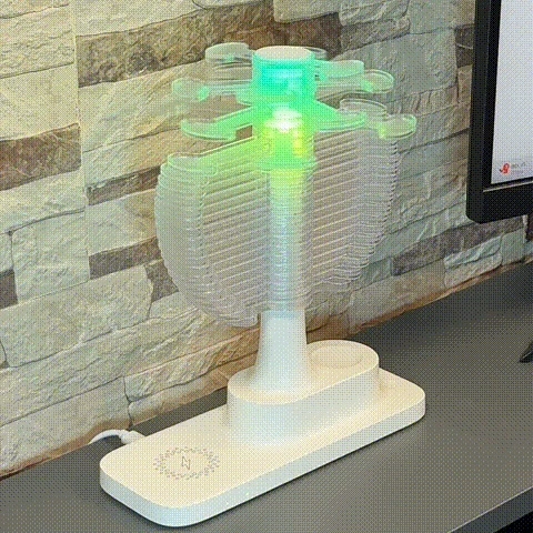 Spiral Wireless Charging Lamp